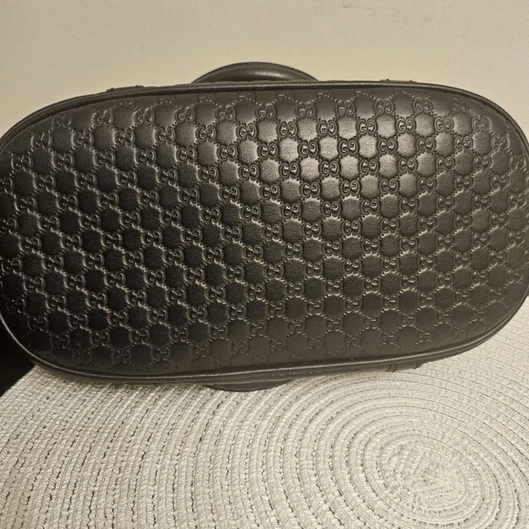 👜 Gucci Microguccissima Dome Satchel | Dark Navy Blue💙 - Picture 9 of 16